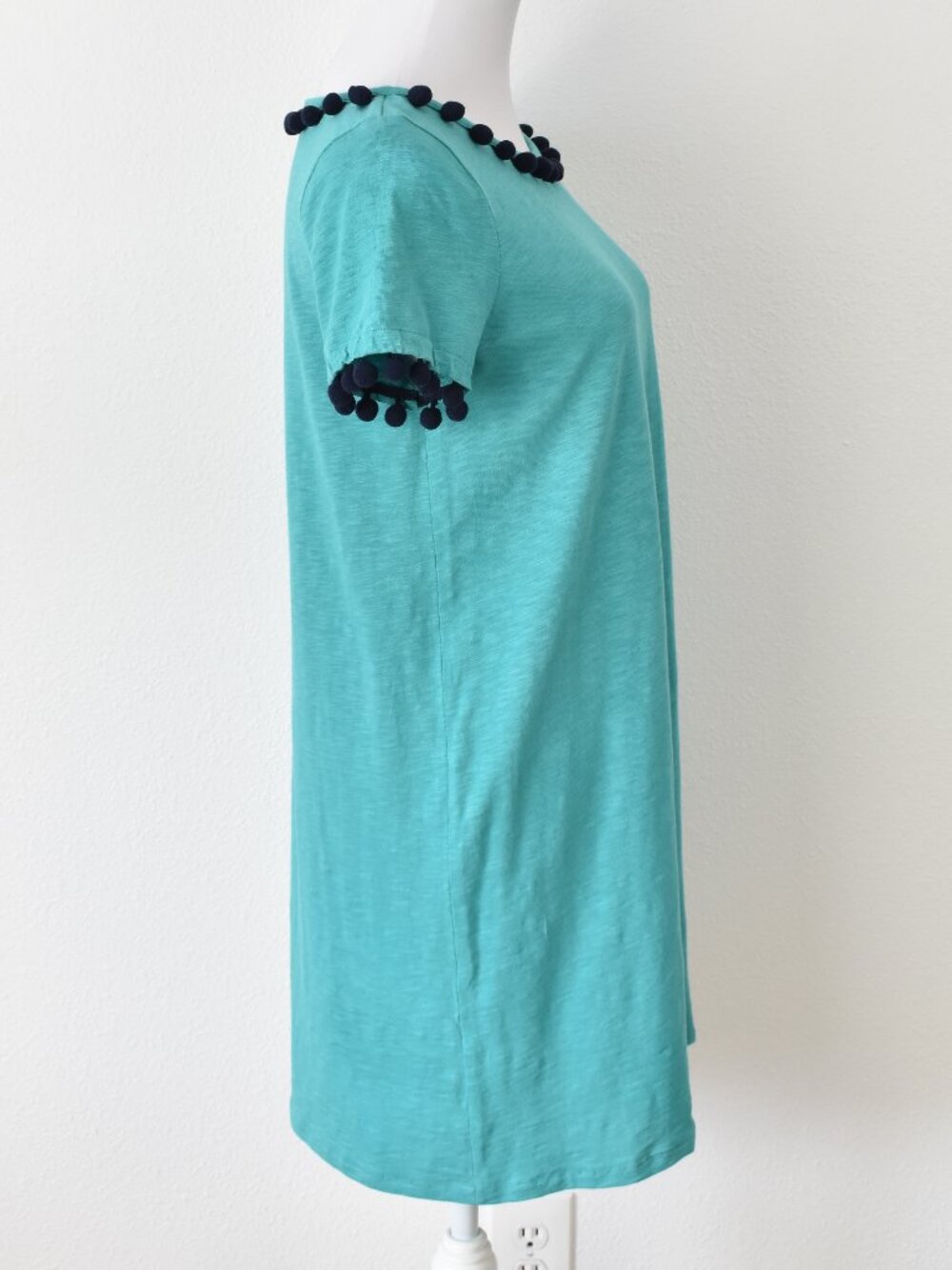 Boden Bridget Jersey Pom-Pom Dress - 6 - Picture 7 of 9